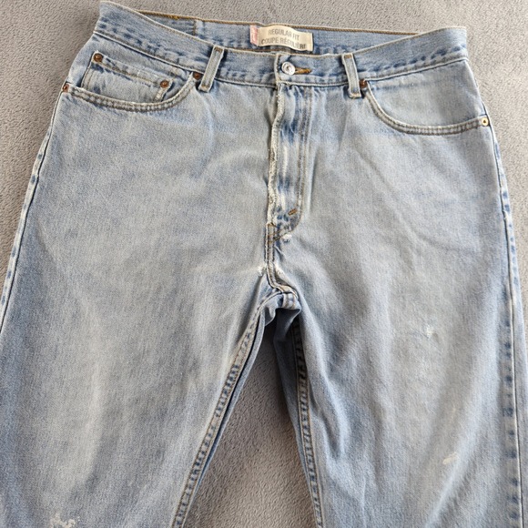 Vintage Levis Jeans 36 (Fits 34x27) Blue Light Wash Faded Faded Skate Grunge Y2K - Picture 2 of 15